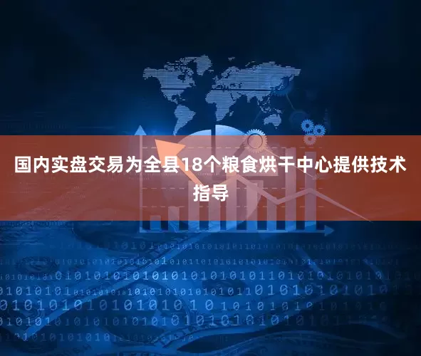 国内实盘交易为全县18个粮食烘干中心提供技术指导